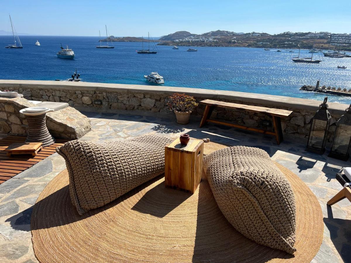 Beachfront Mykonos Guest House Ornos  Exterior foto