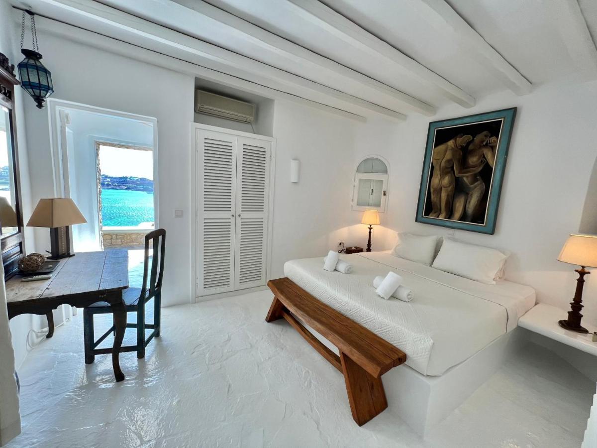 Beachfront Mykonos Guest House Ornos  Exterior foto
