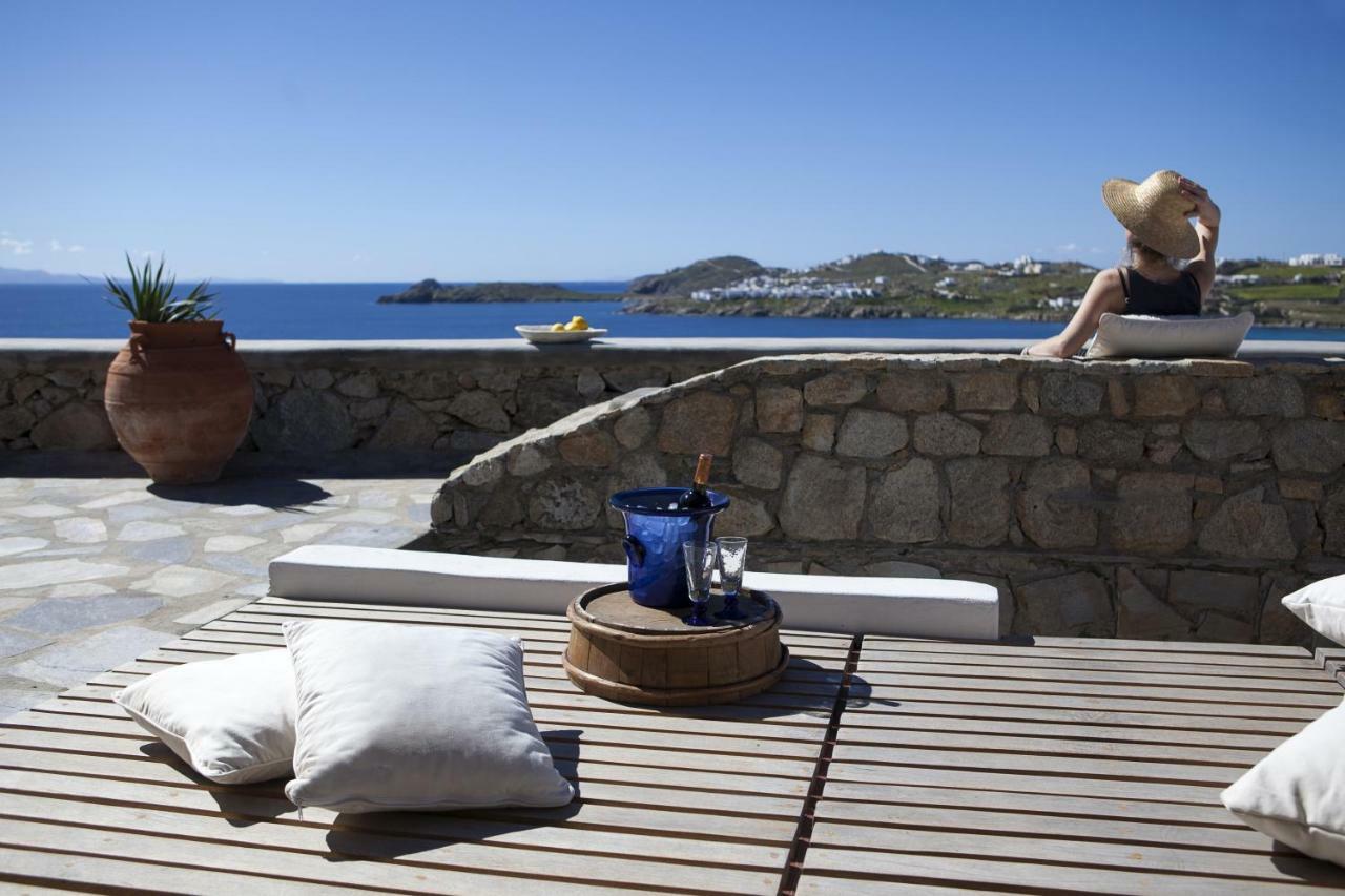 Beachfront Mykonos Guest House Ornos  Exterior foto