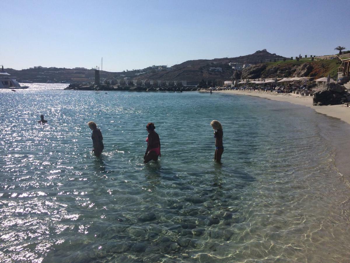 Beachfront Mykonos Guest House Ornos  Exterior foto